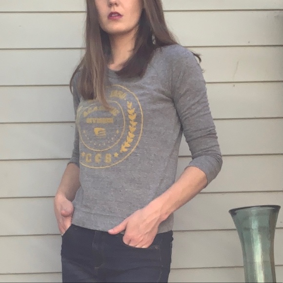 C&S Check & Stripe Long Sleeve Shirt, Crew Neck - Picture 7 of 14